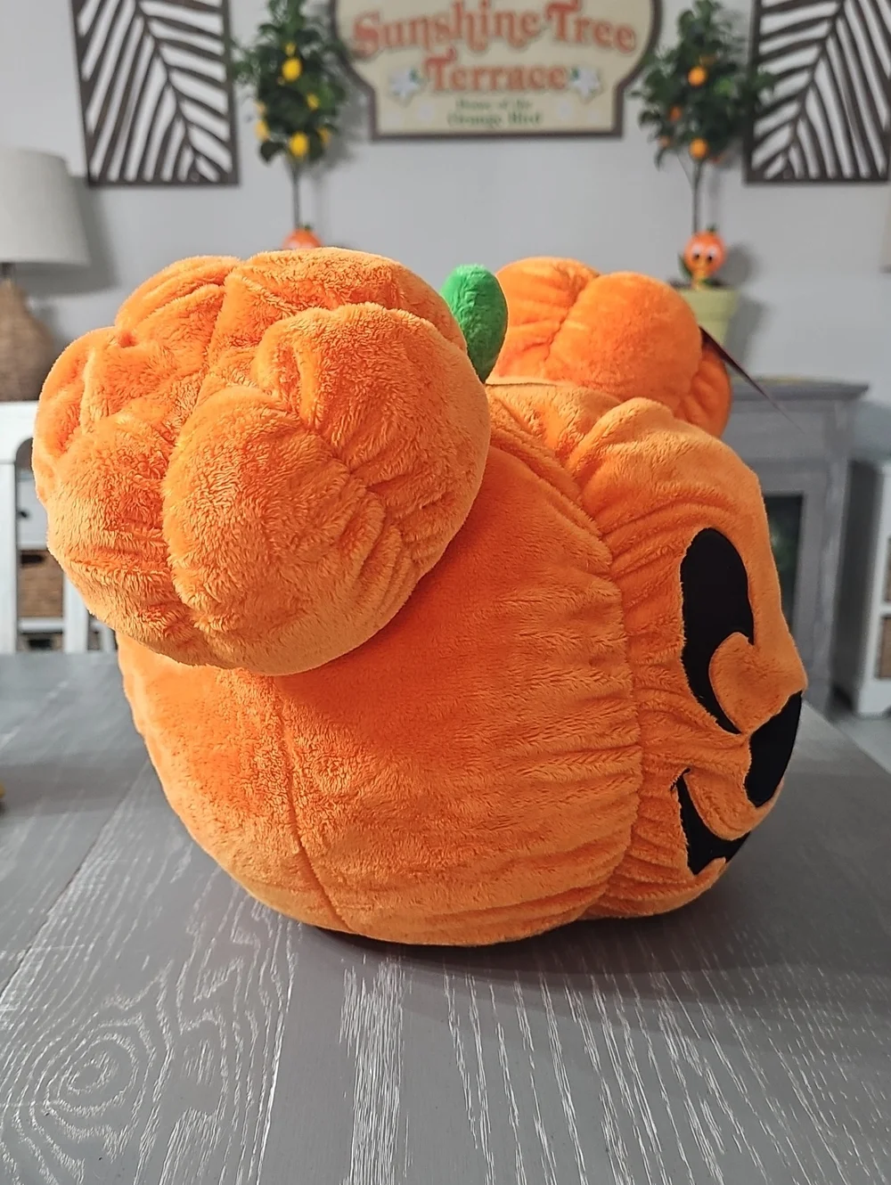 NWT! Pumpkin Mickey Mouse Halloween Plush Squishy Pillow